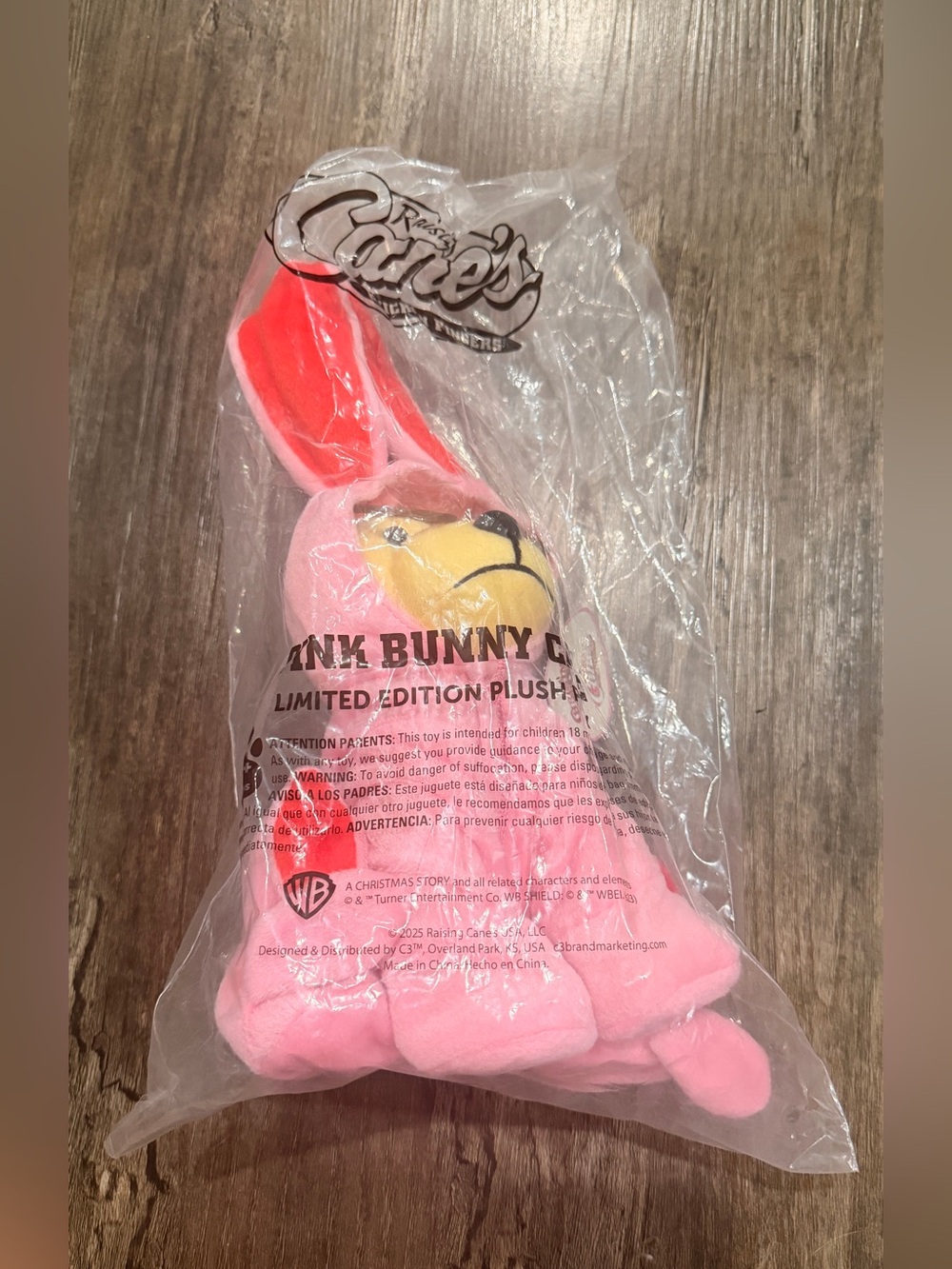 NWT A Christmas Story Raisin Canes A Christmas Story Ralphie Plush
